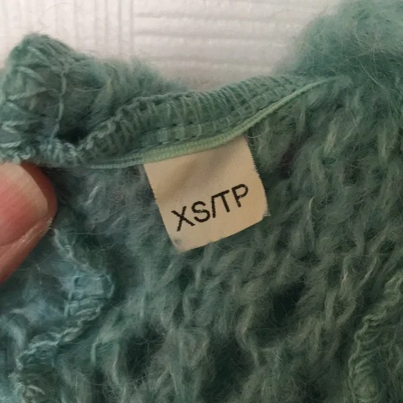 Seafoam Wool Blend Knitted Sweater - Picture 6 of 12